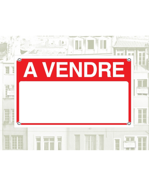 Panneau mention " A vendre" AUTOCOLLANT POUR PANNEAUX