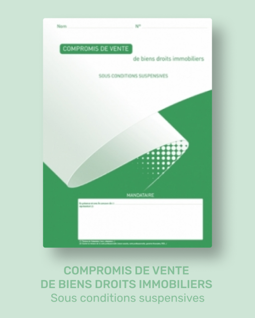 COMPROMIS VENTE BIENS/DROITS SOUS CONDITIONS SUSPENSIVES