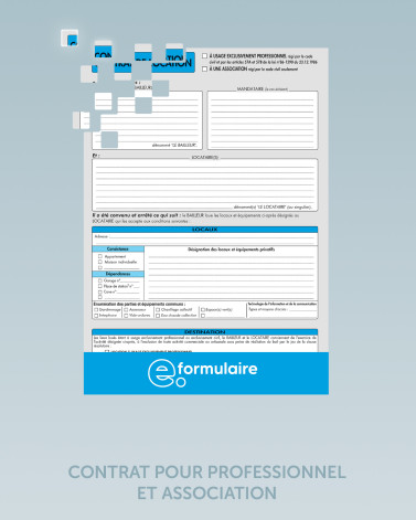 CONTRAT POUR PROFESSIONNEL ET ASSOCIATION - En Ligne