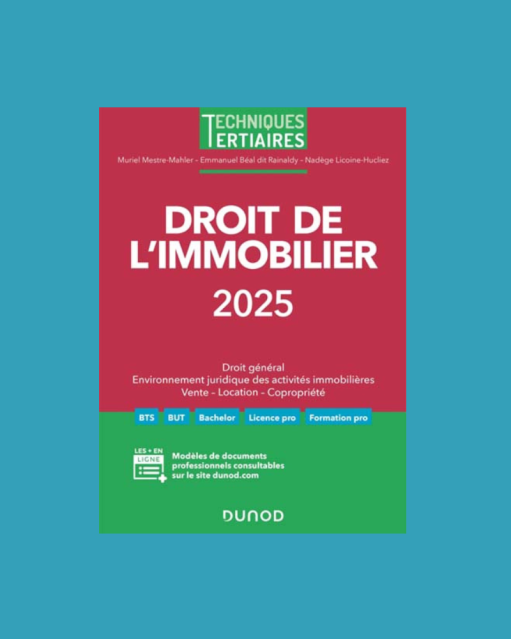 Droit de l'immobilier 2025